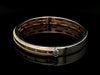 Jewelove™ Bangles & Bracelets Men of Platinum| 7mm Platinum & Rose Gold Bracelet for Men JL PTB 1215