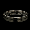 Jewelove™ Bangles & Bracelets Men of Platinum| 7mm Platinum & Rose Gold Bracelet for Men JL PTB 1272