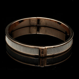 Men of Platinum | 8mm Bracelet with Rose Gold for Men JL PTB