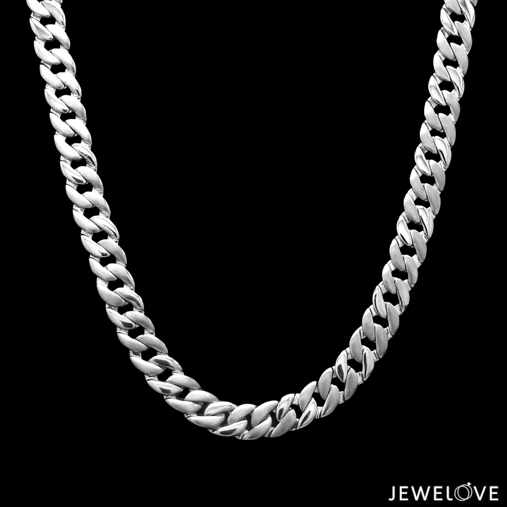 Jewelove™ Chains Men of Platinum | 8mm Heavy Platinum Chain JL PT CH 737-A