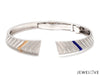 Jewelove™ Bangles & Bracelets Men of Platinum | Bracelet with Rose Gold for Men JL PTB 787