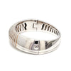 Jewelove™ Bangles & Bracelets Men of Platinum | Designer Platinum Heavy Kada with Rose Gold for Men JL PTB 1193-A