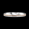 Jewelove™ Bangles & Bracelets Men of Platinum | Designer Platinum Kada with Rose Gold for Men JL PTB 1196