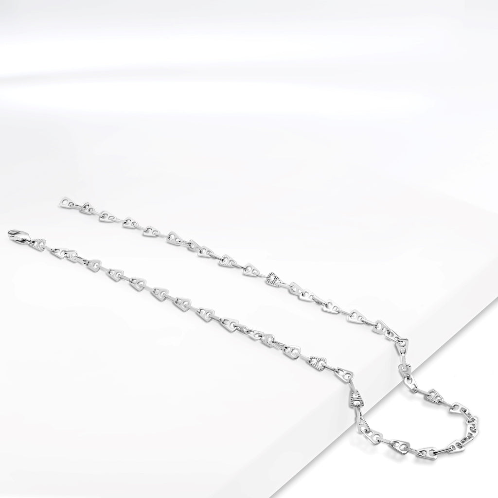 Jewelove™ Chains Men of Platinum | Designer Platinum Links Chain for Men JL PT CH 1250