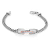 Jewelove™ Bangles & Bracelets VVS GH Men of Platinum | Diamond Rose Gold Bracelet for Men JL PTB 820