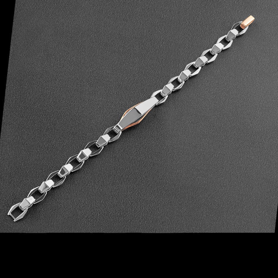Sterling Silver Men's Bracelet - The Name of God - YourHolyLandStore