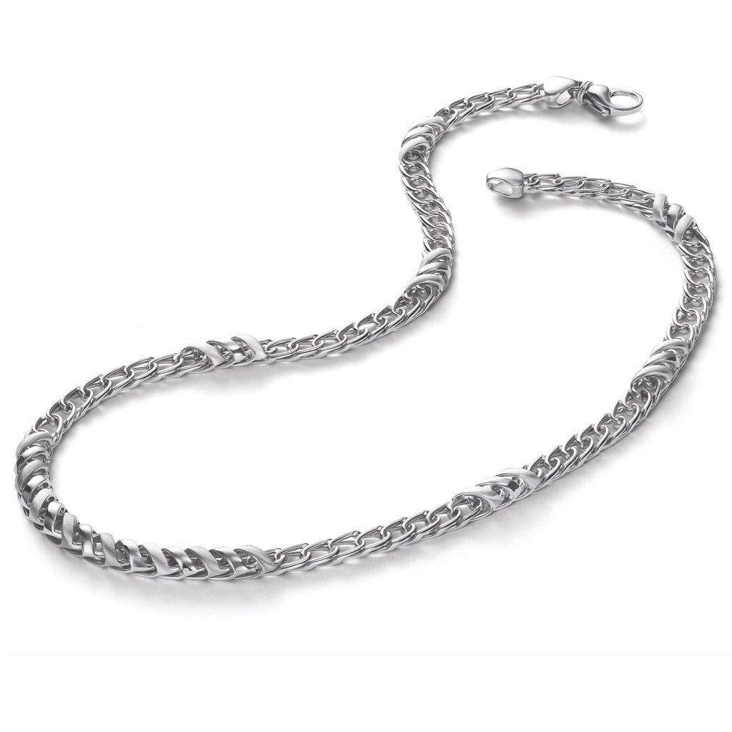 Jewelove™ Chains Men of Platinum | Heavy Designer Linked Chain JL PT CH 760