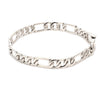 Jewelove™ Bangles & Bracelets Men of Platinum | Heavy Figaro Platinum Bracelet JL PTB 1045