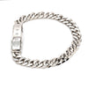Jewelove™ Bangles & Bracelets Men of Platinum | Heavy Platinum Bracelet with Unique Diamond Studded Lock JL PTB 1098