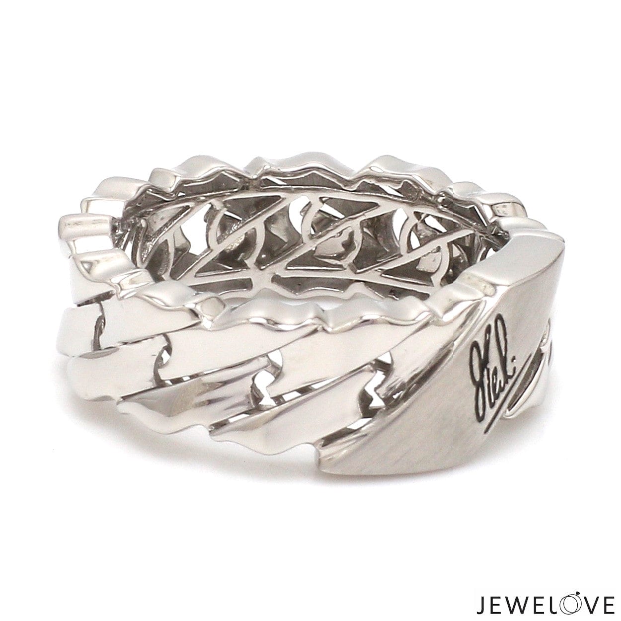 Heavy Ring Men of Platinum | Heavy Ring for Men JL PT MSD 101 – Jewelove™