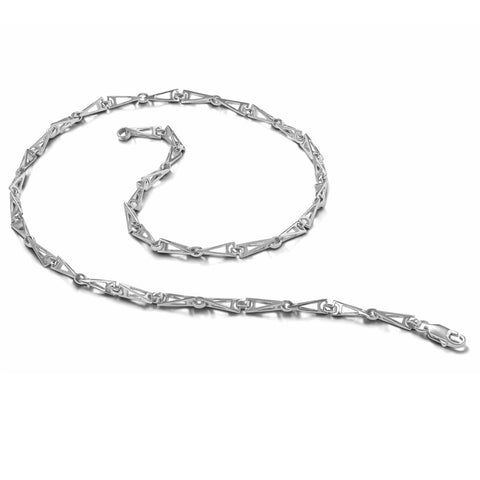 Men of Platinum | Linked Platinum Chain for Men JL PT 757
