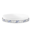 Jewelove™ Bangles & Bracelets Men of Platinum | Platinum Bracelet with Blue Enamel for Men JL PTB 1198