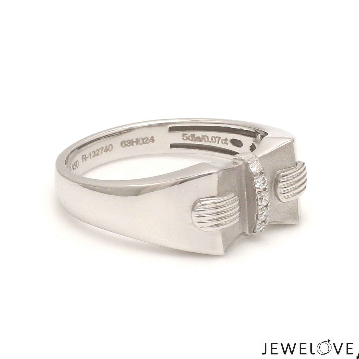 Jewelove™ Rings Men of Platinum | Platinum Diamond Ring for Men JL PT 1355