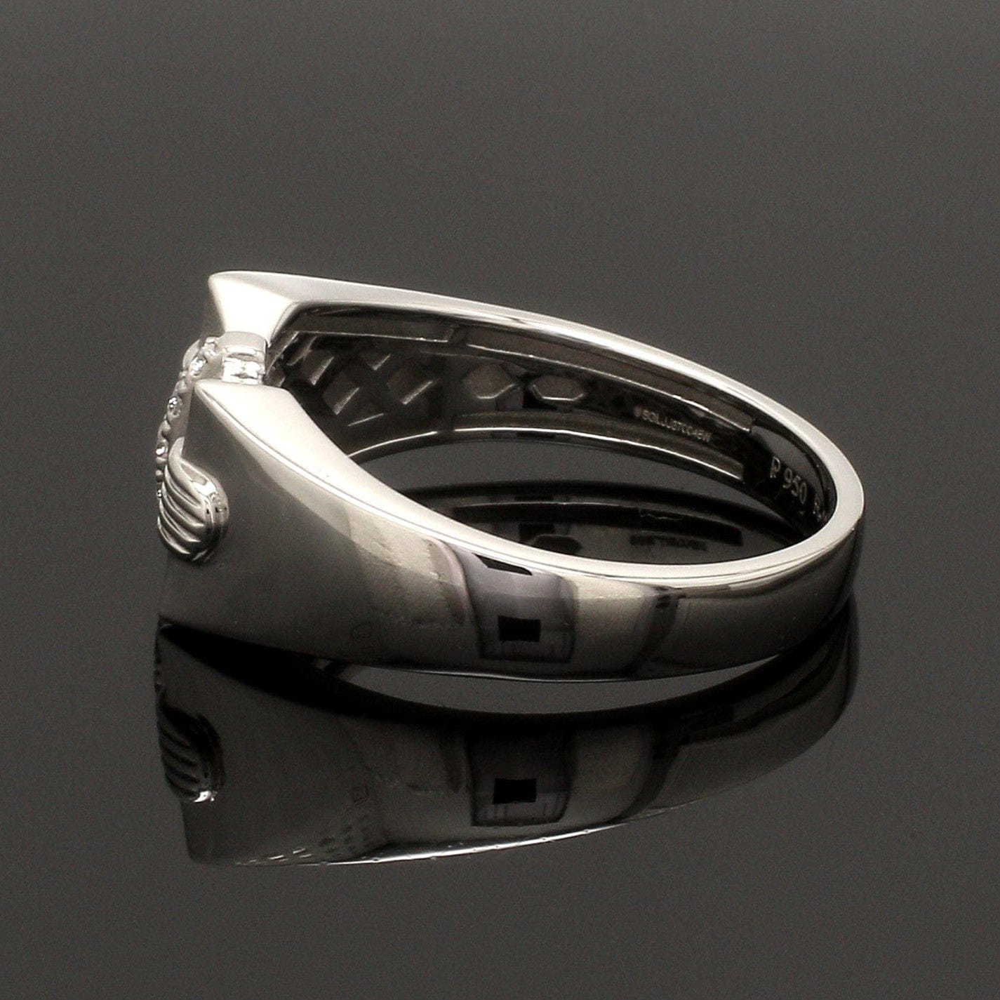 Jewelove™ Rings Men of Platinum | Platinum Diamond Ring for Men JL PT 1355