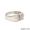 Jewelove™ Rings Men of Platinum | Platinum Diamond Ring for Men JL PT 1355