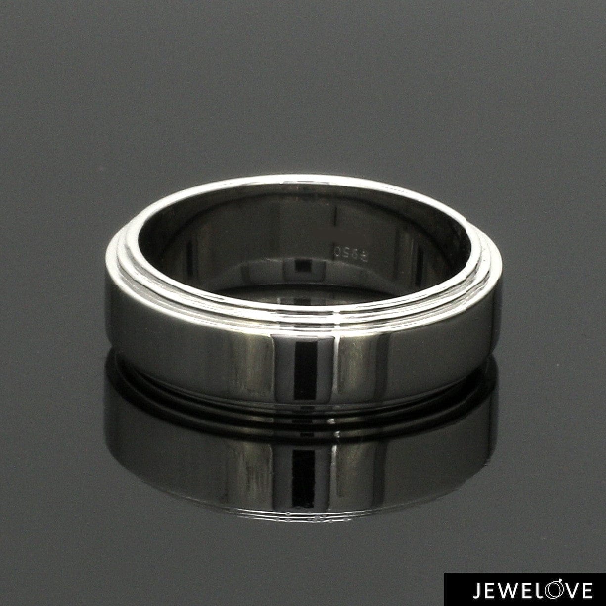 Jewelove™ Rings Men's Band only Men of Platinum | Platinum Ring for Men JL PT 1427