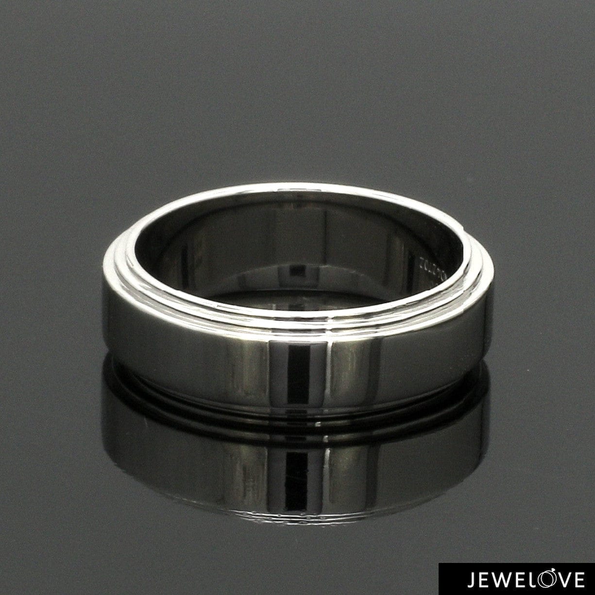Jewelove™ Rings Men's Band only Men of Platinum | Platinum Ring for Men JL PT 1427