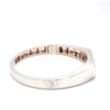 Jewelove™ Bangles & Bracelets Men of Platinum | Platinum & Rose Gold Bracelet for Men JL PTB 1170