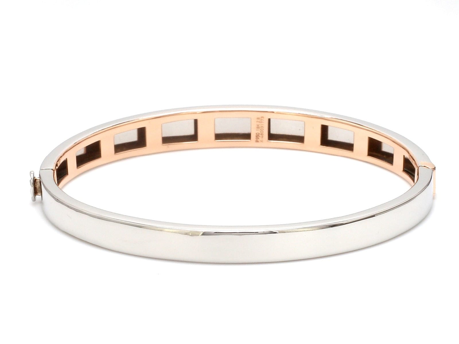 Tiffany T diamond wire bracelet in 18k white gold medium  Tiffany  Co