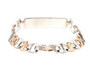 Jewelove™ Bangles & Bracelets Men of Platinum| Platinum & Rose Gold Solid Bracelet for Men JL PTB 816-A