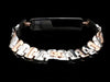 Jewelove™ Bangles & Bracelets Men of Platinum| Platinum & Rose Gold Solid Bracelet for Men JL PTB 816-A
