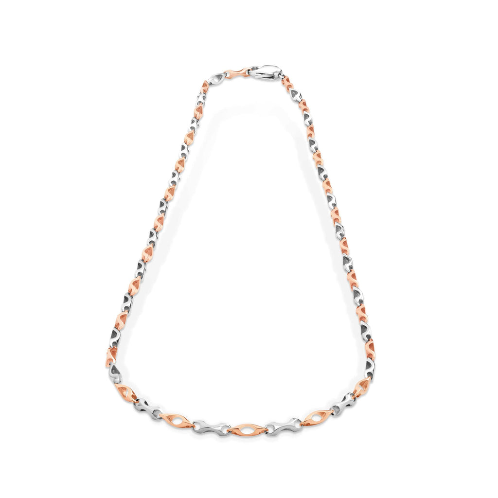 Jewelove™ Chains Men of Platinum | Pt + Rose Gold Chain for Men JL PT CH 1010