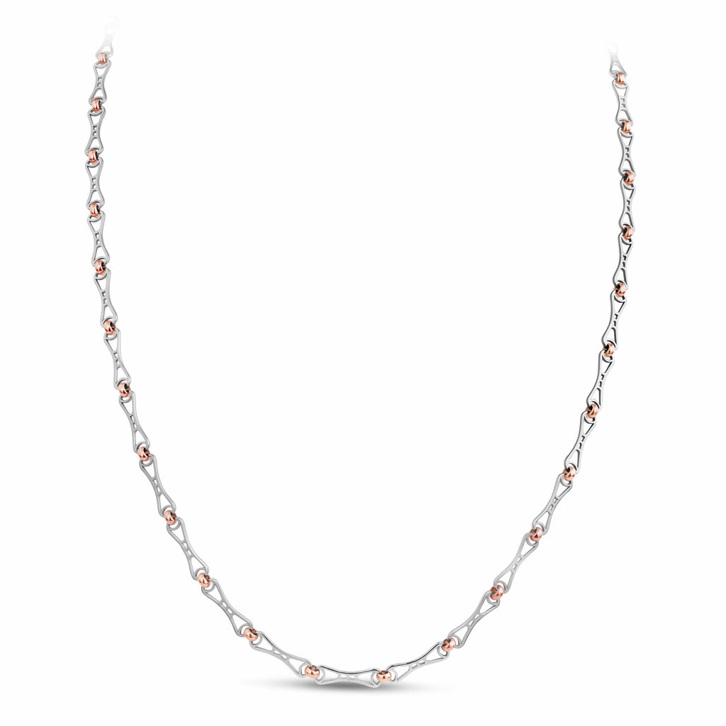 Jewelove™ Chains Men of Platinum | Pt + Rose Gold Chain for Men JL PT CH 1016