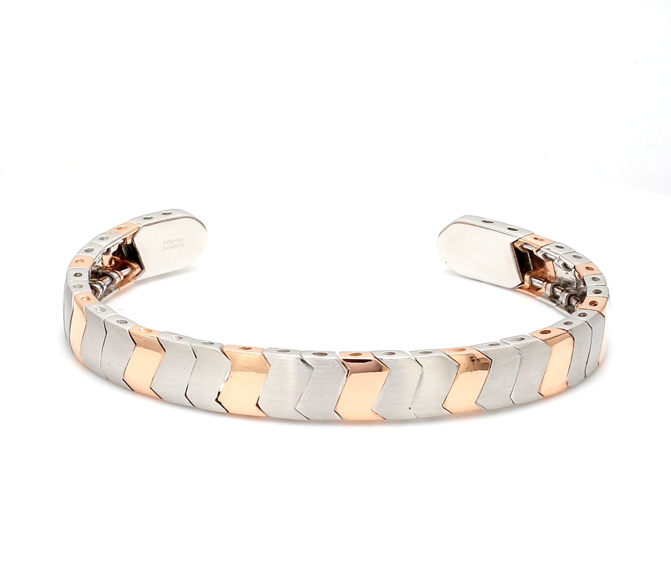 Yellow Chimes Kada Bracelet for Women Magic Open Leaf Shape Silver   GlobalBees Shop
