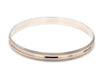 Jewelove™ Bangles & Bracelets Men of Platinum | Rose Gold Fusion Kada with Unique Texture for Men JL PTB 737
