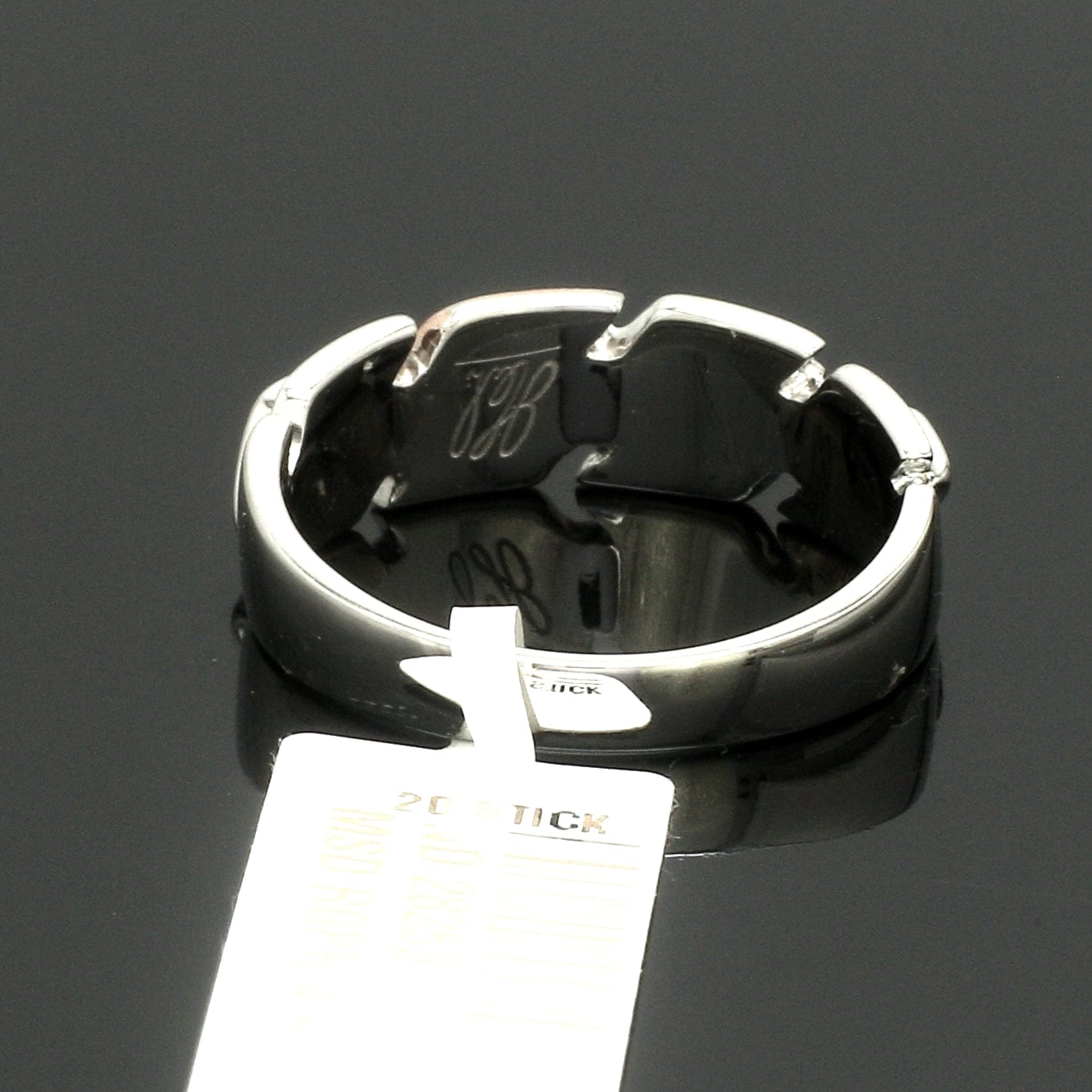 Jewelove™ Rings Men's band only Men of Platinum | Rose Gold Heavy Ring for Men JL PT MSD 110