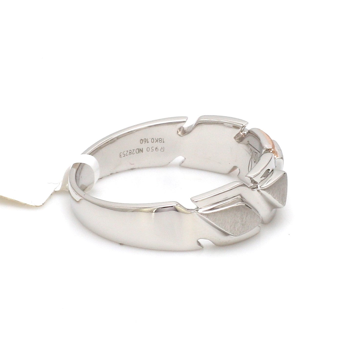 Jewelove™ Rings Men's band only Men of Platinum | Rose Gold Heavy Ring for Men JL PT MSD 110