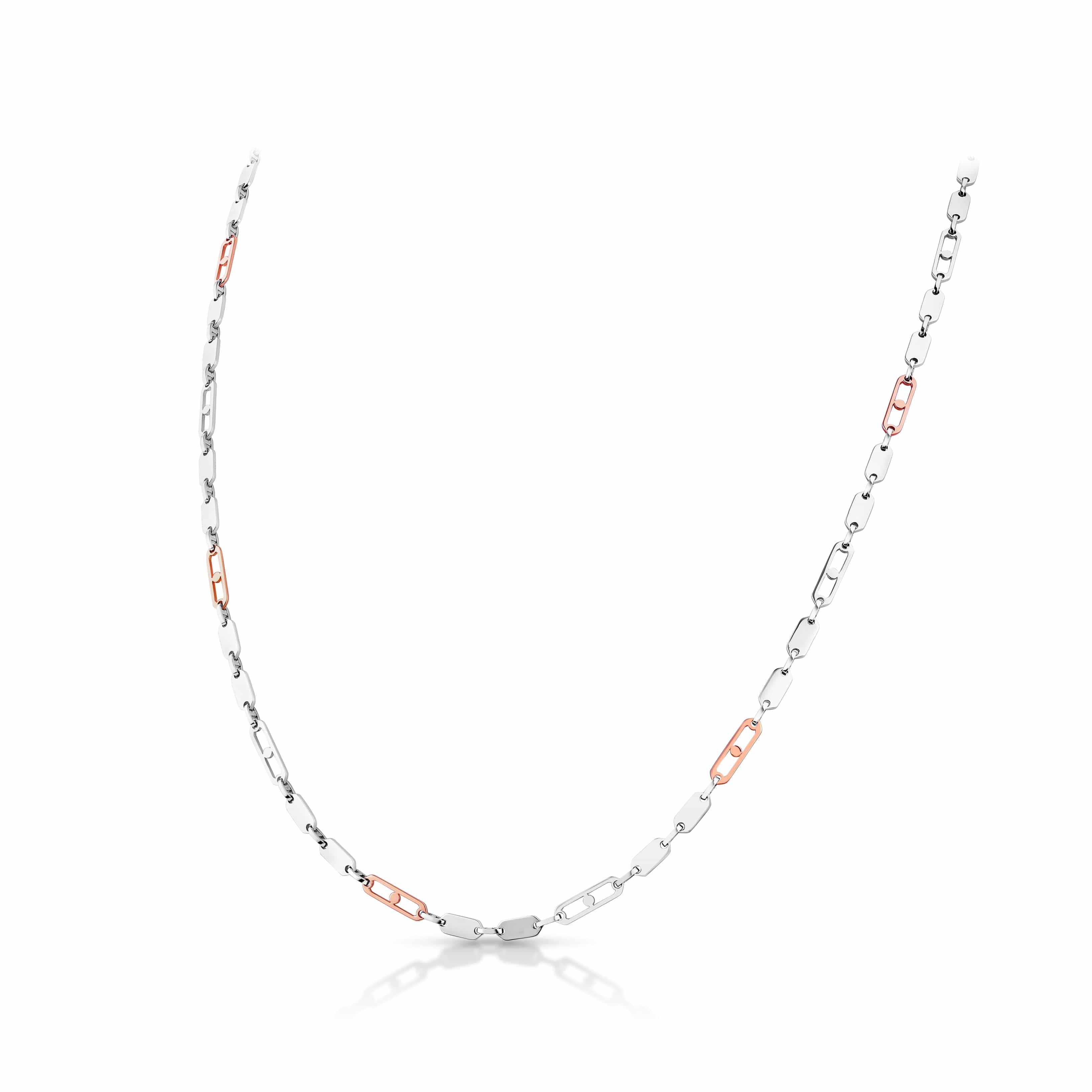 Men of Platinum | Rose Gold Links Chain for Men JL PT CH 1248