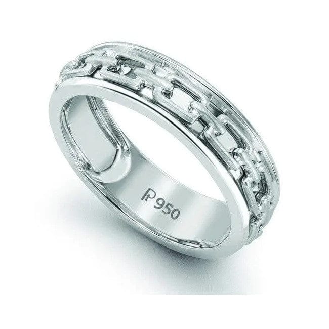 Men’s Plain Platinum Wedding Band SJ PTO 230 - Main Image