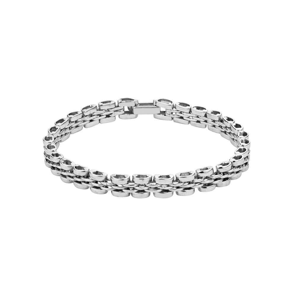 Jewelove™ Bangles & Bracelets Men's Platinum Bracelet JL PTB 706