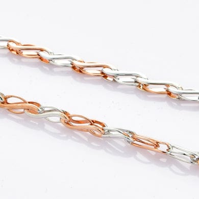 Jewelove™ Chains Men's Platinum & Rose Gold Chain JL PT CH 888