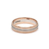 Jewelove™ Rings Milgrain Edge Platinum & Rose Gold Couple Rings JL PT 636-A