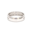 Jewelove™ Rings Milgrain Platinum Wedding Ring with Diamonds JL PT 6763