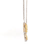 Jewelove™ Pendants Natural Fancy Color Yellow Diamond Butterfly Pendant Chain for Women JL AU YD 001