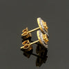 Jewelove™ Earrings Natural Fancy Color Yellow Diamond  Heart Shape Double Halo 18K Gold Earrings  JL AU 335Y