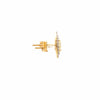 Jewelove™ Earrings Natural Fancy Color Yellow Diamond  Pear Shape Double Halo 18K Gold Earrings  JL AU 336Y