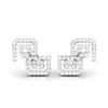Jewelove™ Earrings SI IJ New Fashionable Platinum Diamond Earrings for Women JL PT E OLS 23