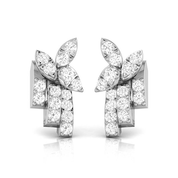 Jewelove™ Earrings New Fashionable Platinum Diamond Earrings for Women JL PT E OLS 8