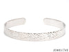Jewelove™ Bangles & Bracelets Open Hammered Platinum Kada for Men JL PTB 776-A