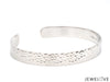 Jewelove™ Bangles & Bracelets Open Hammered Platinum Kada for Men JL PTB 776-A