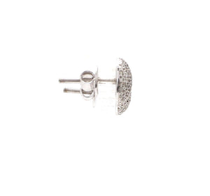 Oval Platinum Diamond Earrings Studs JL PT E 188 – Jewelove™