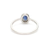 Jewelove™ Rings Oval Shape Blue Sapphire Platinum Diamond Engagement Ring JL PT LR 7027