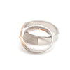 Jewelove™ Rings Parallel Paths Platinum Couple Rings with Rose Gold & Diamonds JL PT 966
