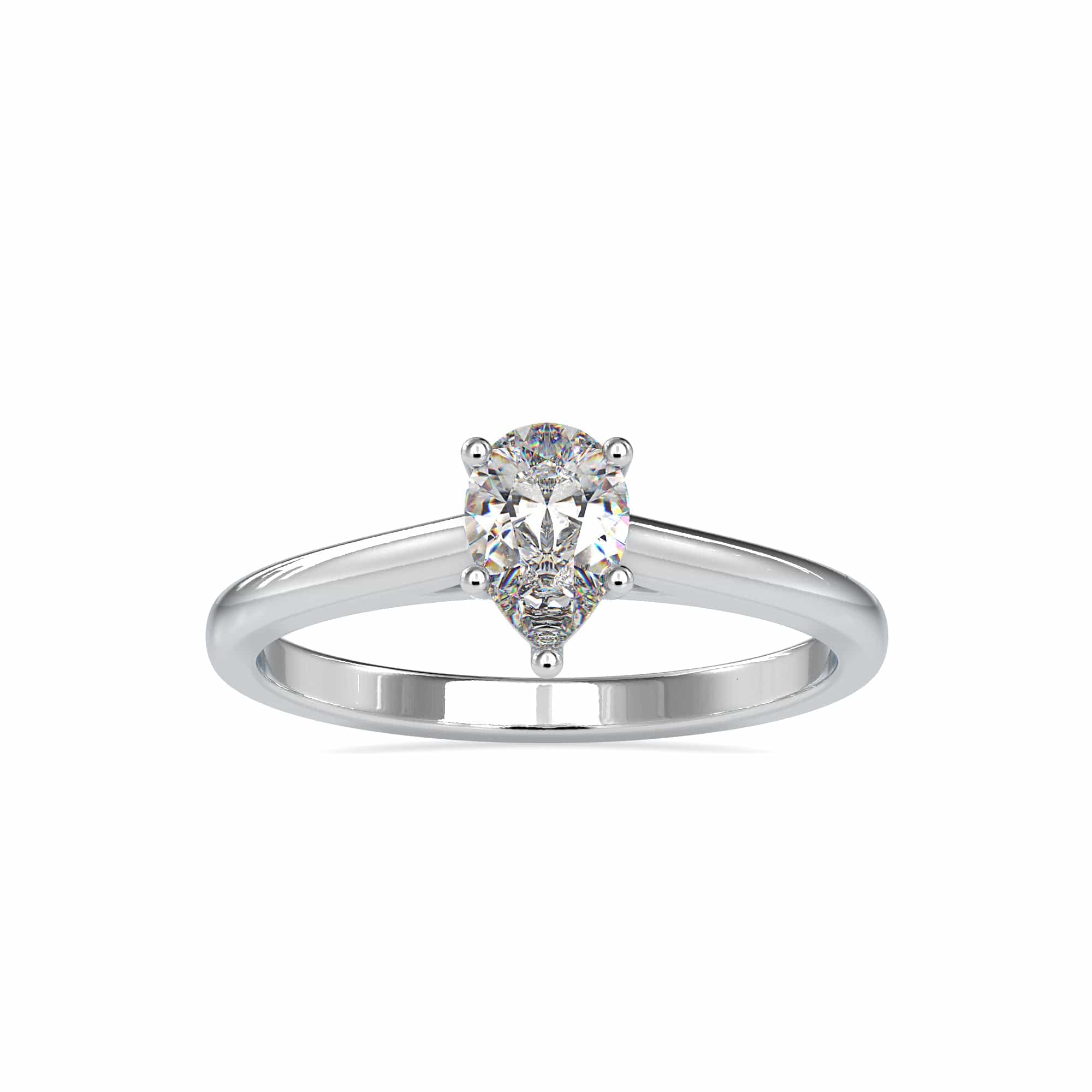 Parl Fashion Women's Pear Cut Diamond Engagement Ring at Rs 33680 in Surat