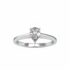 Jewelove™ Rings G VS / Women's Band only Pear Diamond Solitaire Engagement Ring for Women Crafted in Platinum JL PT US-0006