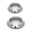 Jewelove™ Rings Both Plain Platinum Couple Ring JL PT MB 127